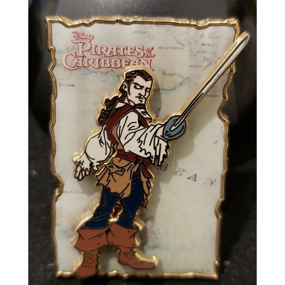 Disney Jewelry - Disney Pirates‎ Will Turner AP Preproduction Sample Artist Proof LE  Pin 00022